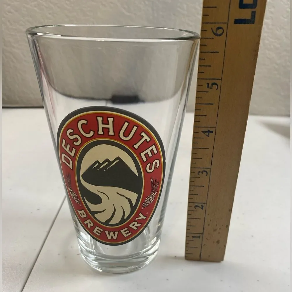EUC Deschutes Brewery Pint Beer Ale 16 oz Glass